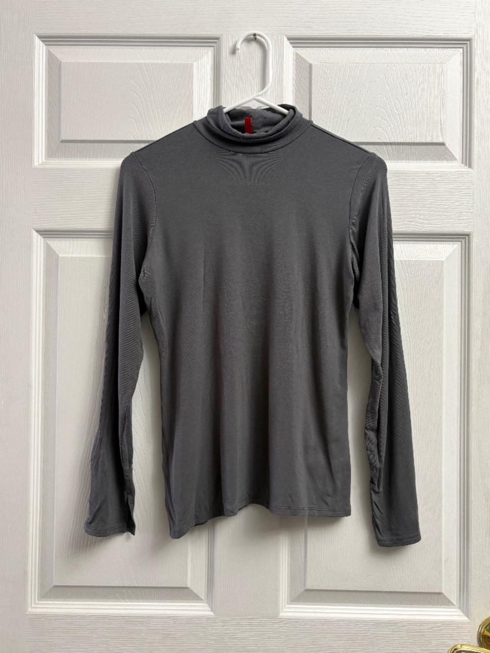 Women's Spanx Gray Long Sleeve Turtleneck Top